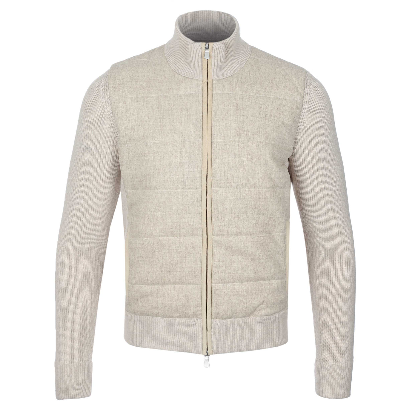 Gran Sasso Knitted Hybrid Knitwear in Beige