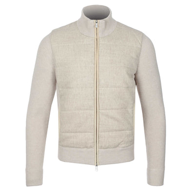 Gran Sasso Knitted Hybrid Knitwear in Beige