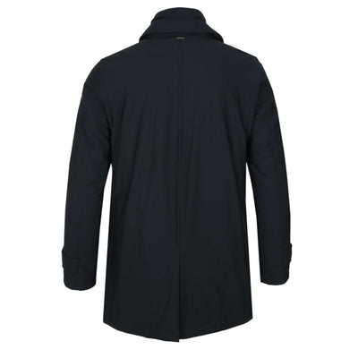Herno Impermeabile Washington Jacket in Navy Back