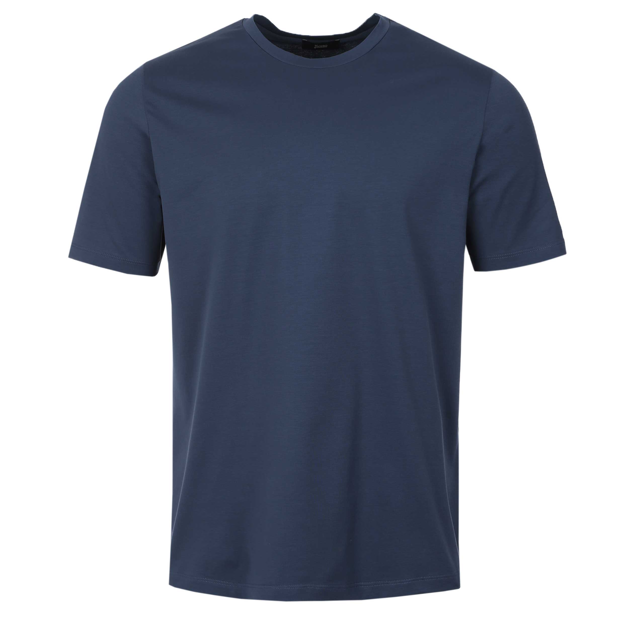 Herno Jersey Stretch T-Shirt in Dark Blue
