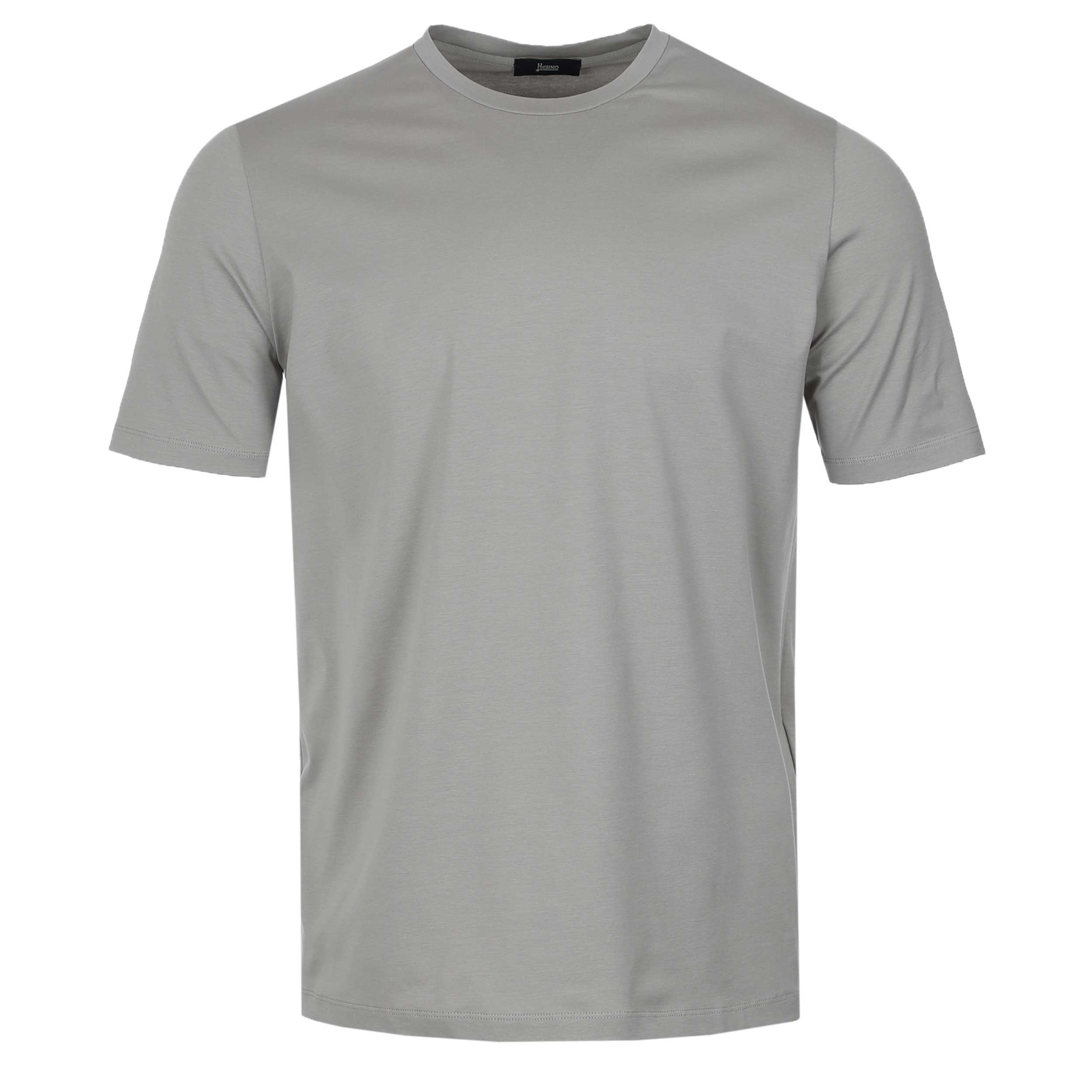 Herno Jersey Stretch T-Shirt in Pearl Grey
