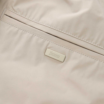 Herno Pantalone Nylon Maestro Trouser in BeigeLogo