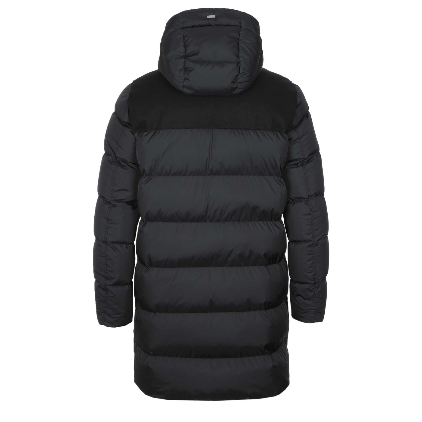 Herno Piumino Medio Mixato Jacket in Black Back