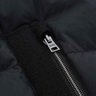 Herno Piumino Medio Mixato Jacket in Black Zip