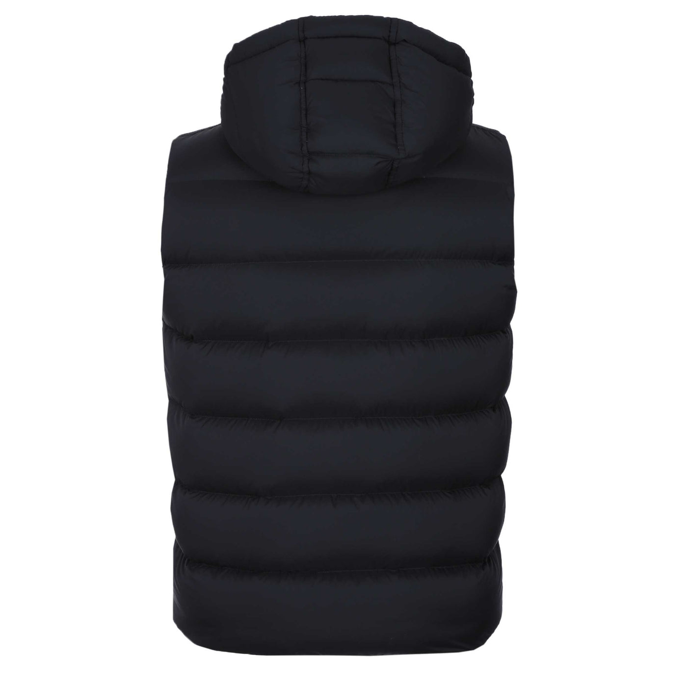 Herno Piumino Smanicato Ecoage Gilet in Navy Back