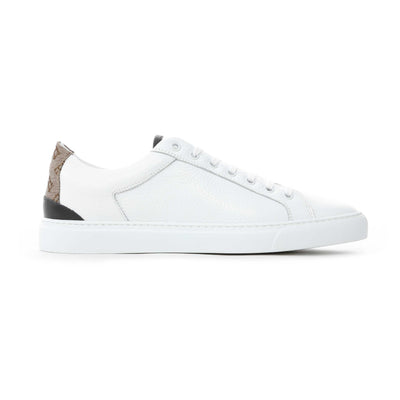 Herno Sneaker Pelle Martellata Con M Trainer in White