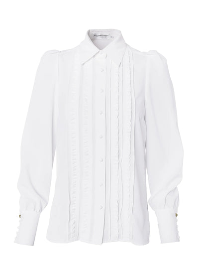 Holland Cooper Clarissa Ladies Shirt in White Front