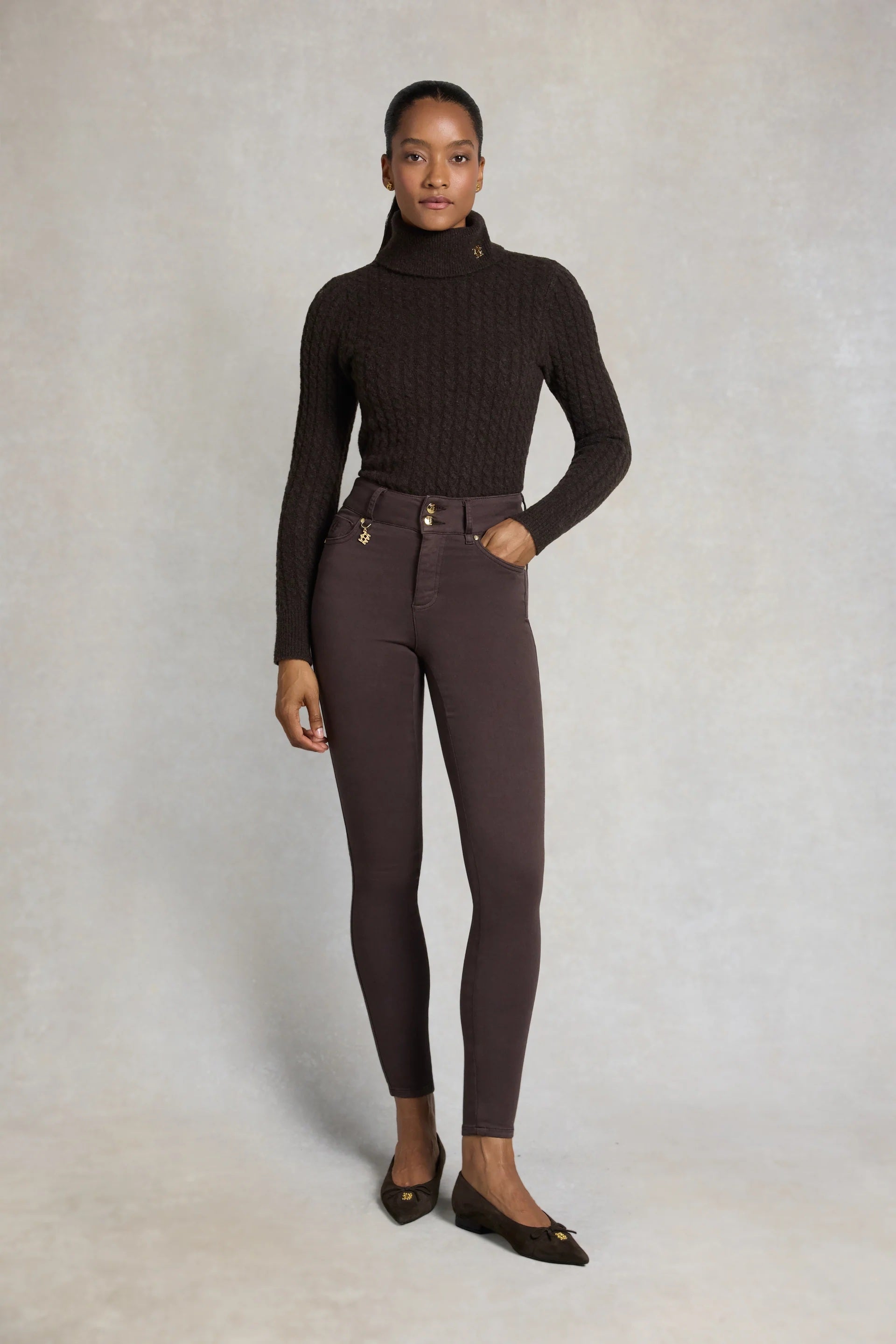 Holland Cooper Contour Skinny Jean in Bournville