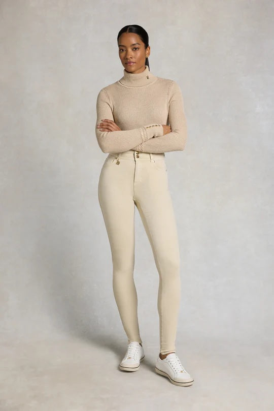 Holland Cooper Contour Skinny Jean in Stone
