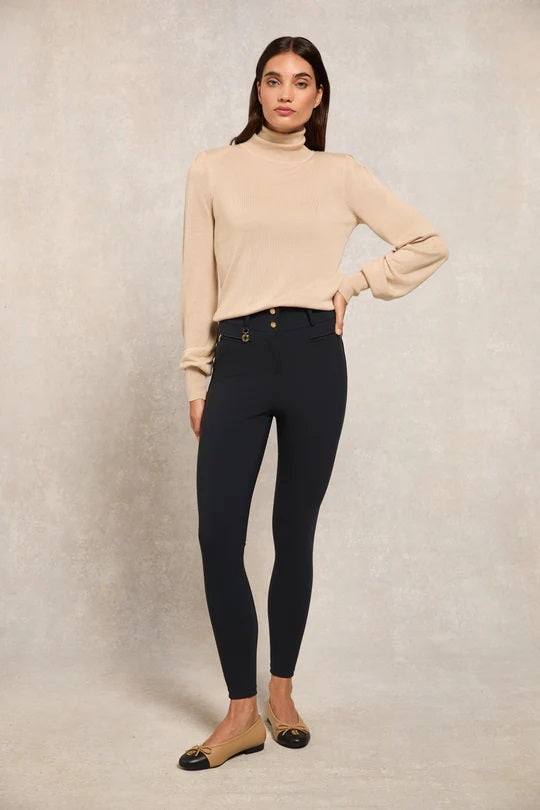 Holland Cooper Contour Trouser in Ink Navy