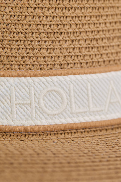 Holland Cooper Francesca Hat in Camel Cream Detail