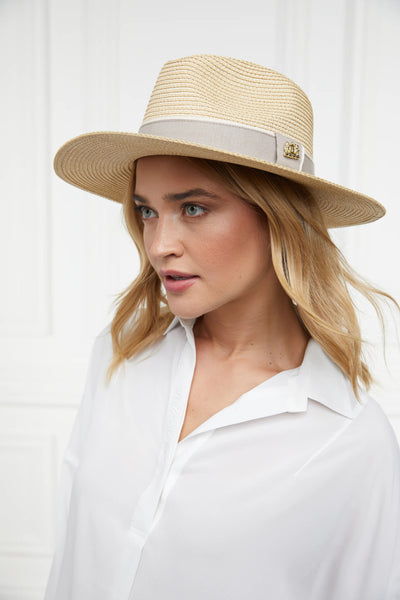 Holland Cooper Francesca Hat in Natural Taupe