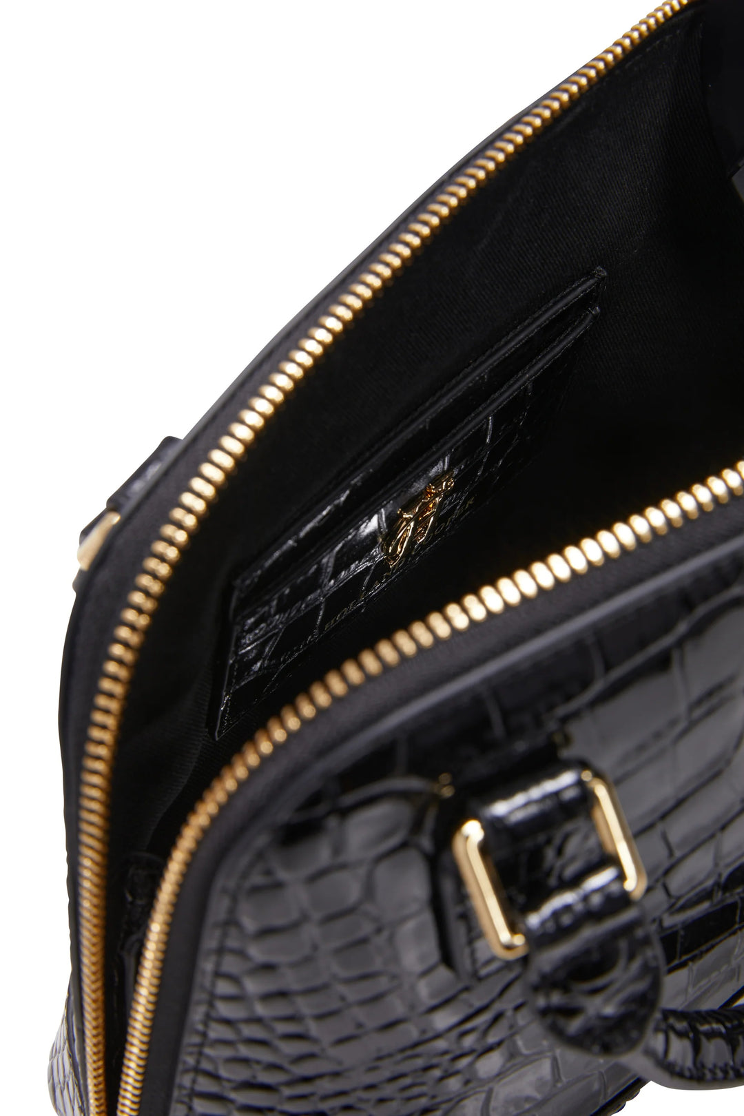 Holland Cooper Grovesnor Tote Bag in Black Croc – Norton Barrie