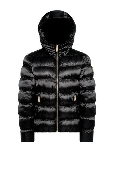 Holland Cooper Harrow Padded Jacket in Deep Black Front