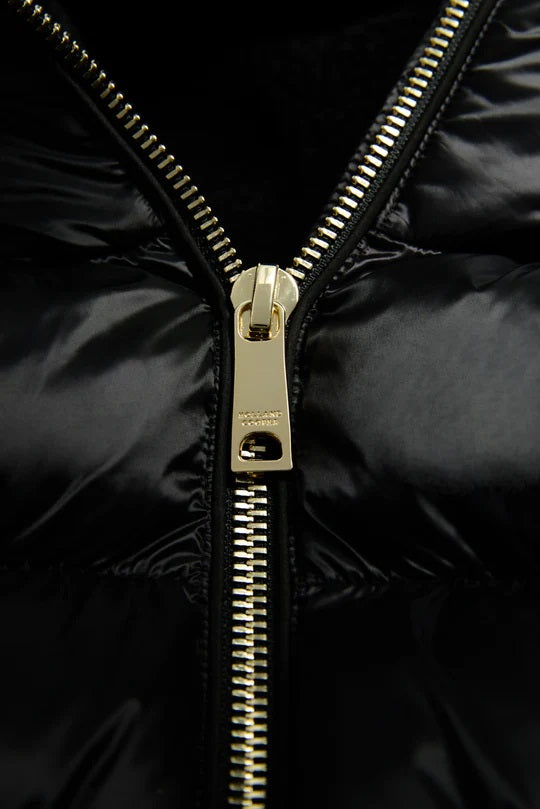Holland Cooper Harrow Padded Jacket in Deep Black Zip