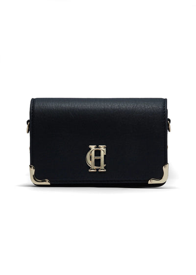 Holland Cooper Kensington Crossbody Bag in Black Front