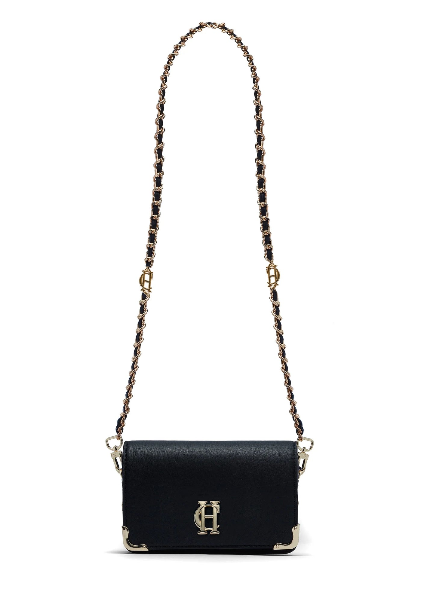 Holland Cooper Kensington Crossbody Bag in Black Shoulder Strap