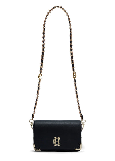 Holland Cooper Kensington Crossbody Bag in Black Shoulder Strap