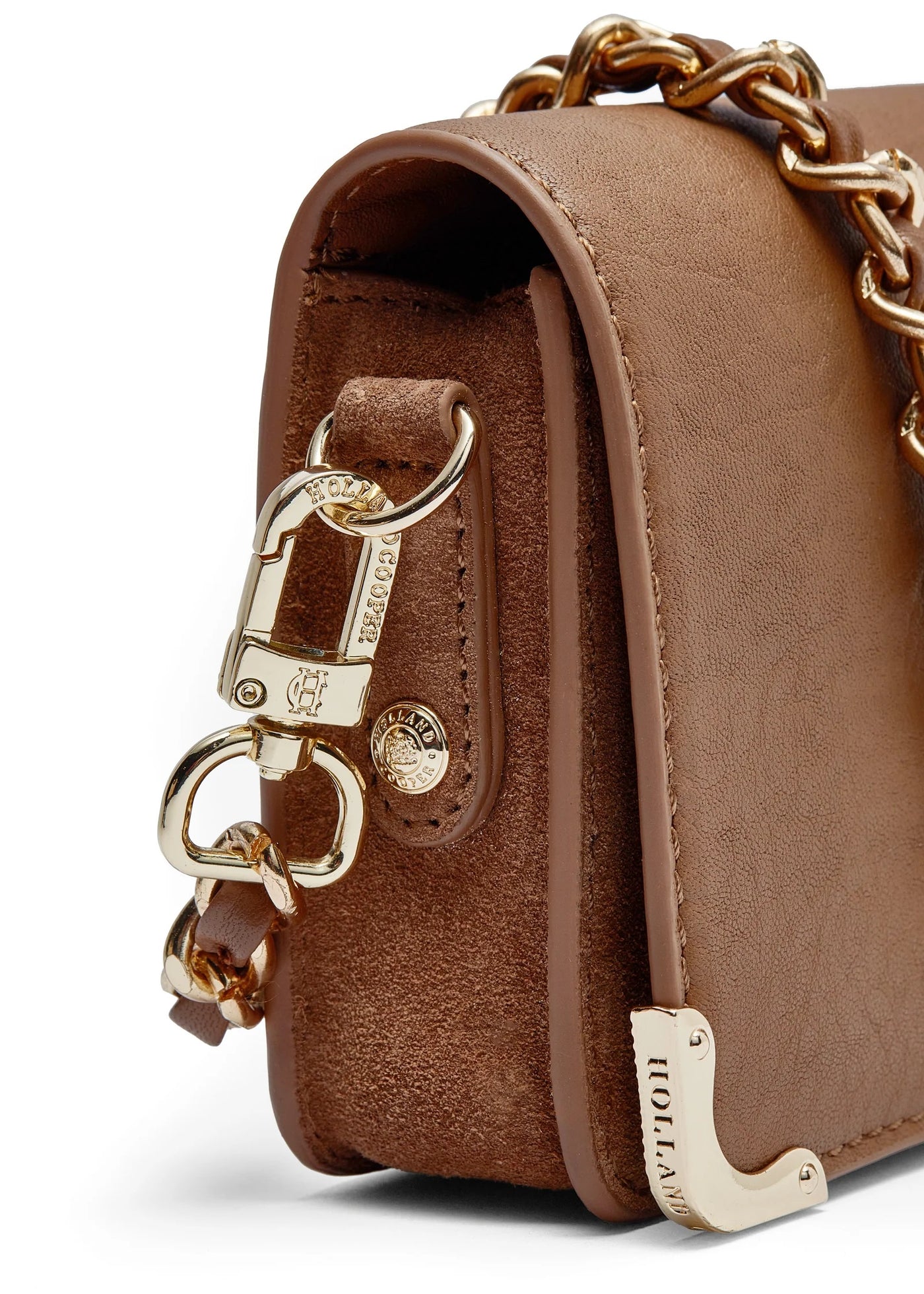 Holland Cooper Kensington Crossbody Bag in Tan Clasp