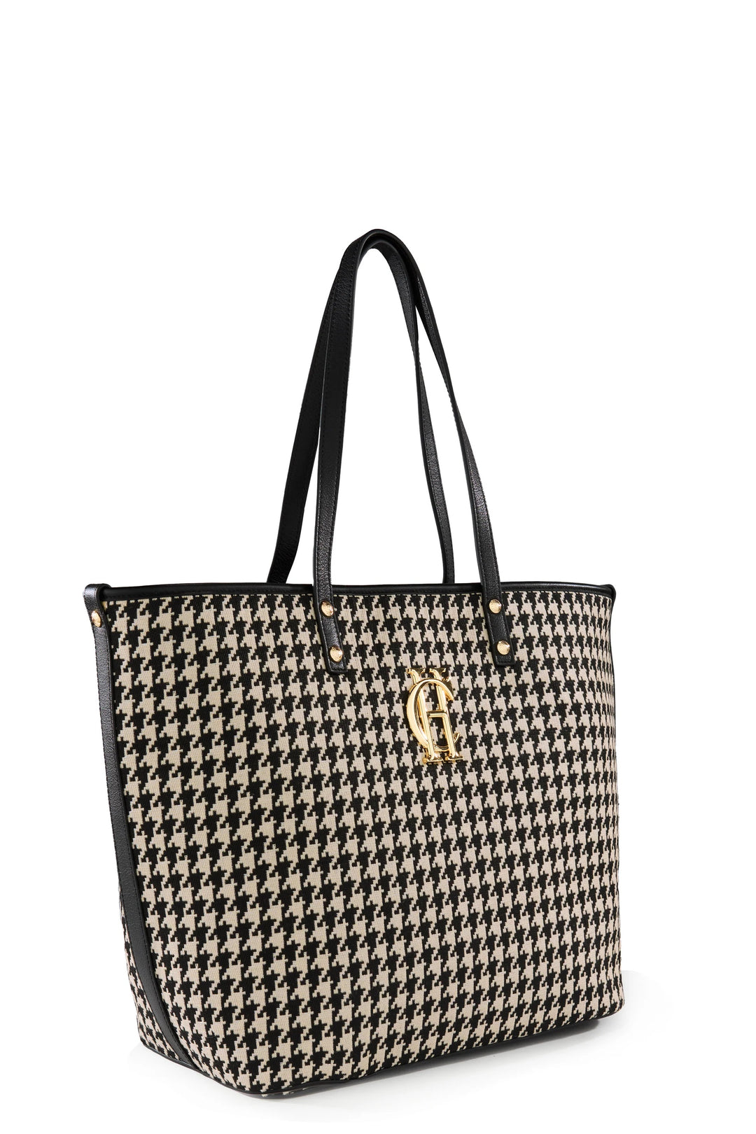 Houndstooth tote bag outlet