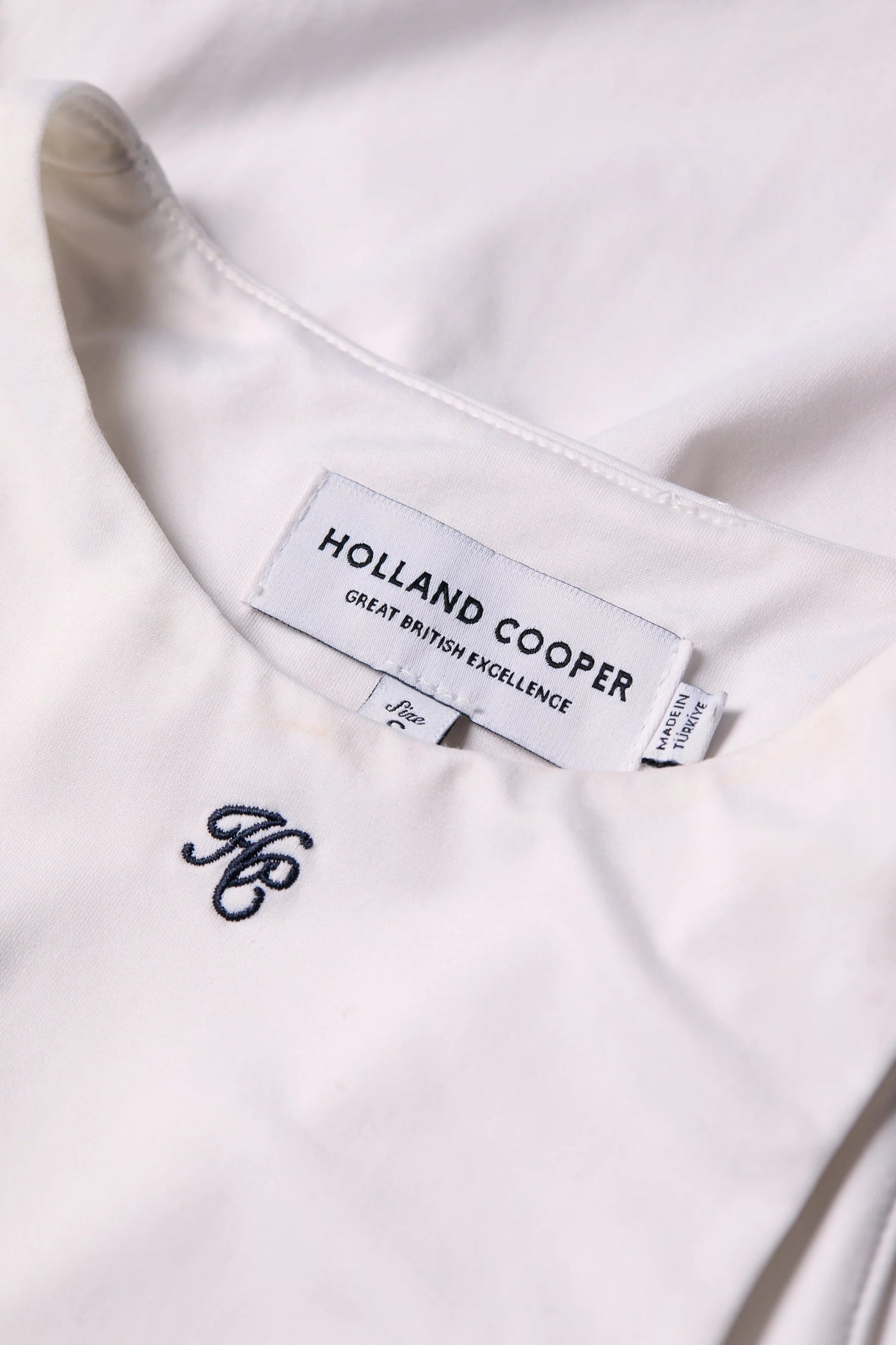 Holland Cooper Melanie Bodysuit in White Detail