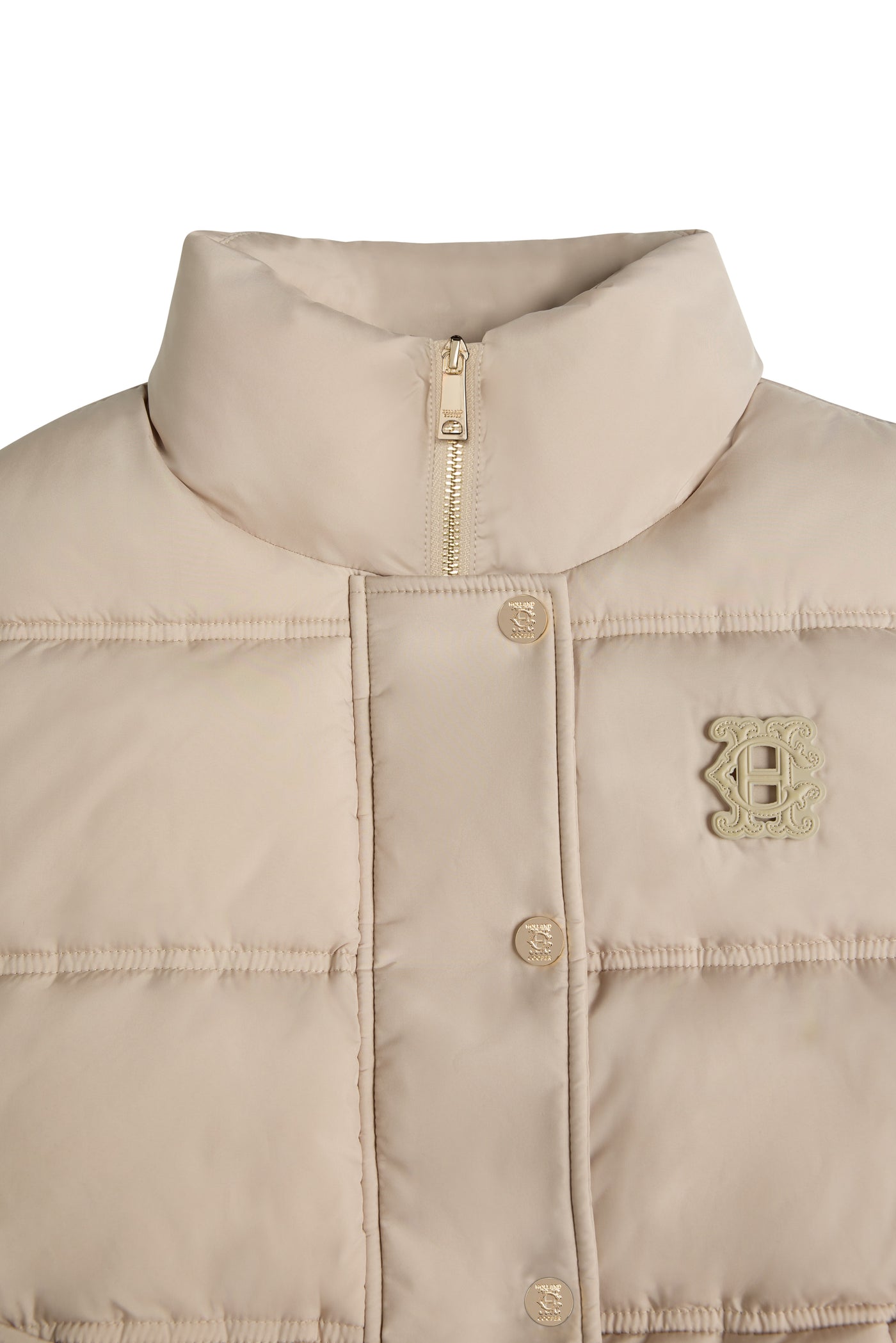 Holland Cooper Milton Padded Gilet in Putty Design