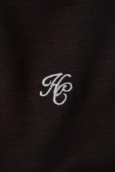 Holland Cooper Monogram Maxi Dress in Chocolate Logo