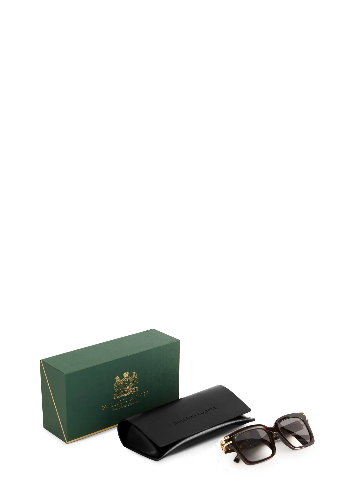 Holland Cooper New York City Sunglasses in Tortoiseshell Box