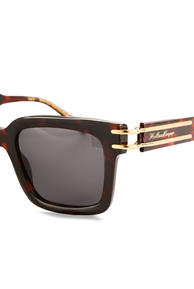 Holland Cooper New York City Sunglasses in Tortoiseshell Logo