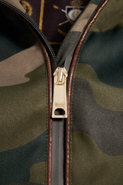 Holland Cooper One Size Waterproof Coat in Camo Zip