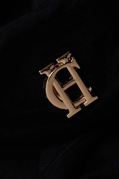Holland Cooper Paige Roll Neck in Black Logo
