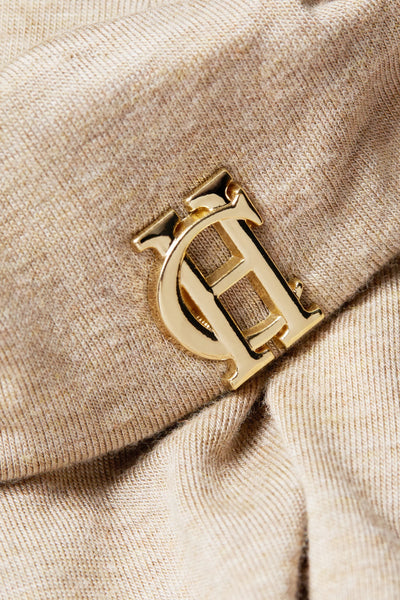 Holland Cooper Paige Roll Neck in Oatmeal Logo