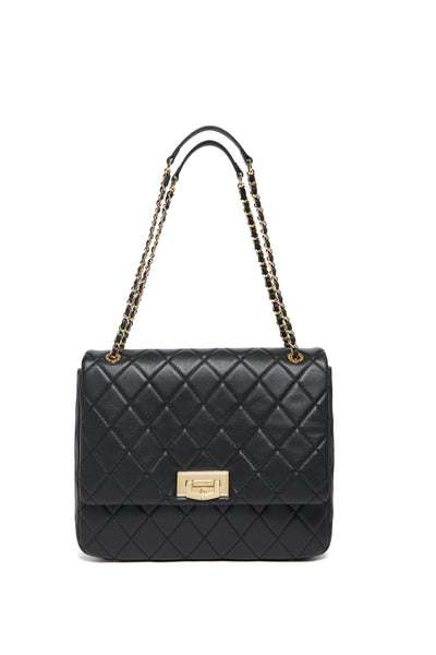 Holland Cooper Quilted Soho Bag in Black