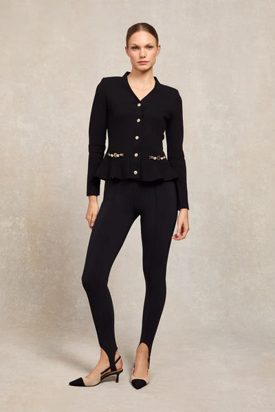 Holland Cooper Stirrup Contour Legging in Black