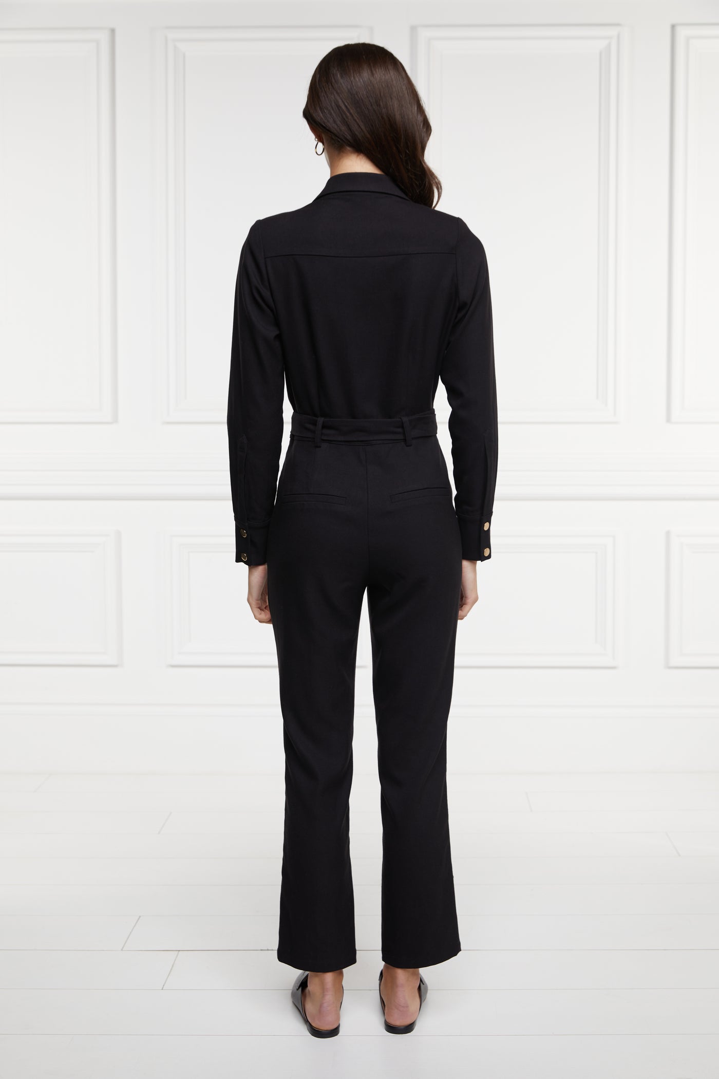 Holland Cooper Tailored Jumpsuit in Black