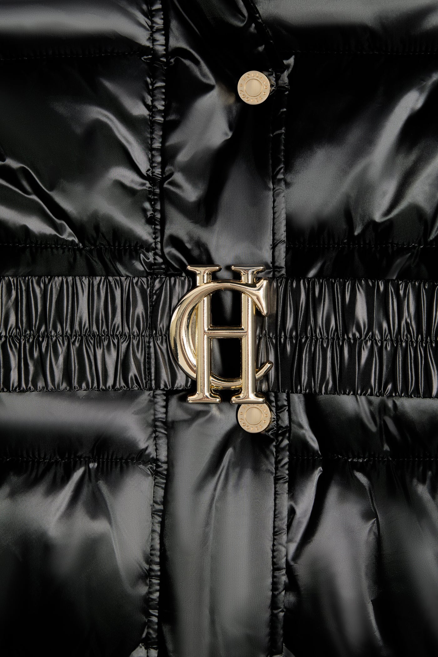 Holland Cooper The Arosa Coat in Black Belt