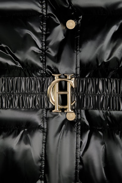 Holland Cooper The Arosa Coat in Black Belt