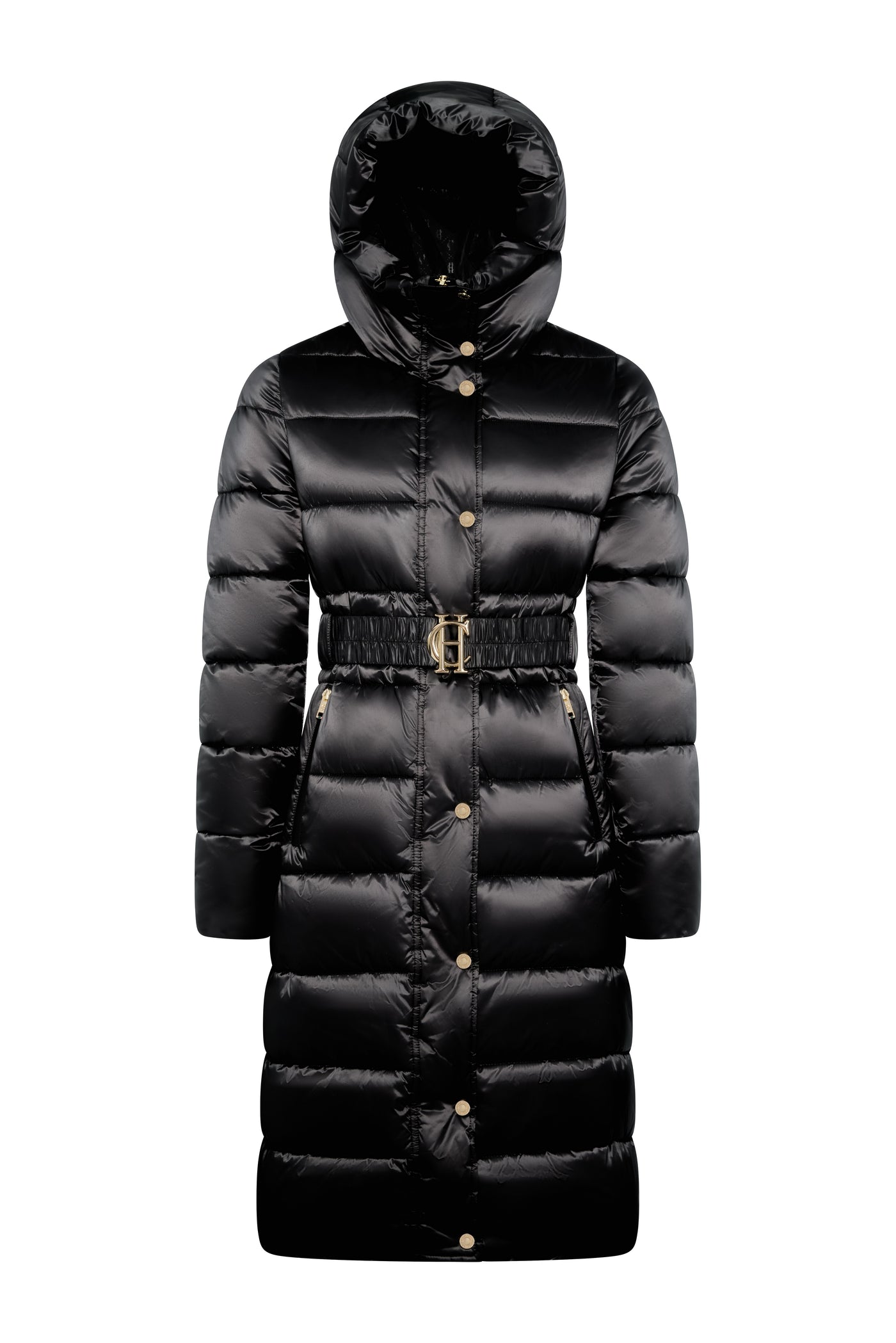 Holland Cooper The Arosa Coat in Black Front