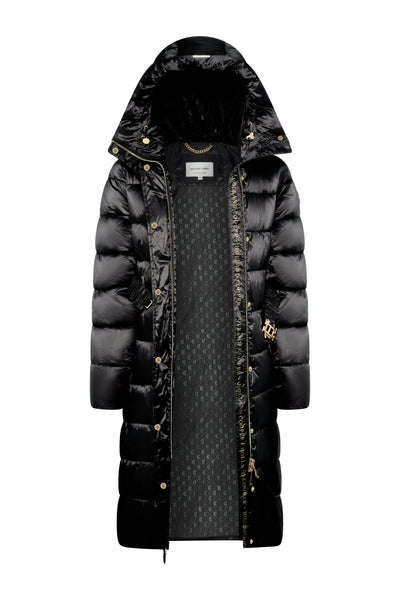 Holland Cooper The Arosa Coat in Black Open