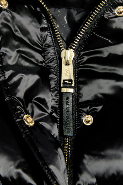 Holland Cooper The Arosa Coat in Black Zip