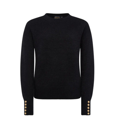 Holland Cooper Tori Crew Knit in Black
