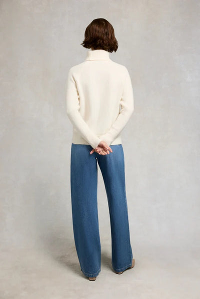 Holland Cooper Tori Knit in Natural Model Back