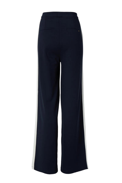Holland Cooper Wide Leg Pant in Ink Navy Back
