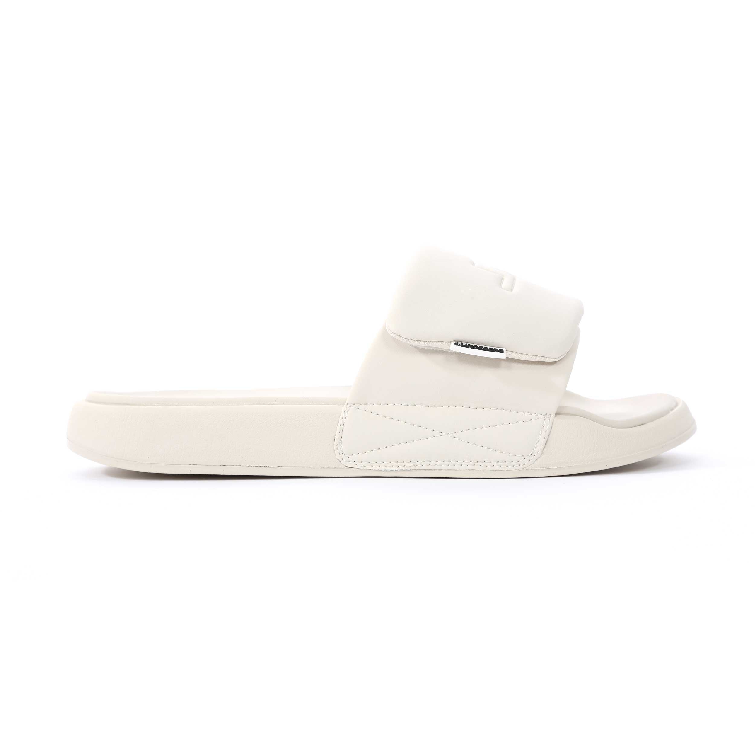 J.Lindeberg Bridge Logo Slide in Moonbeam
