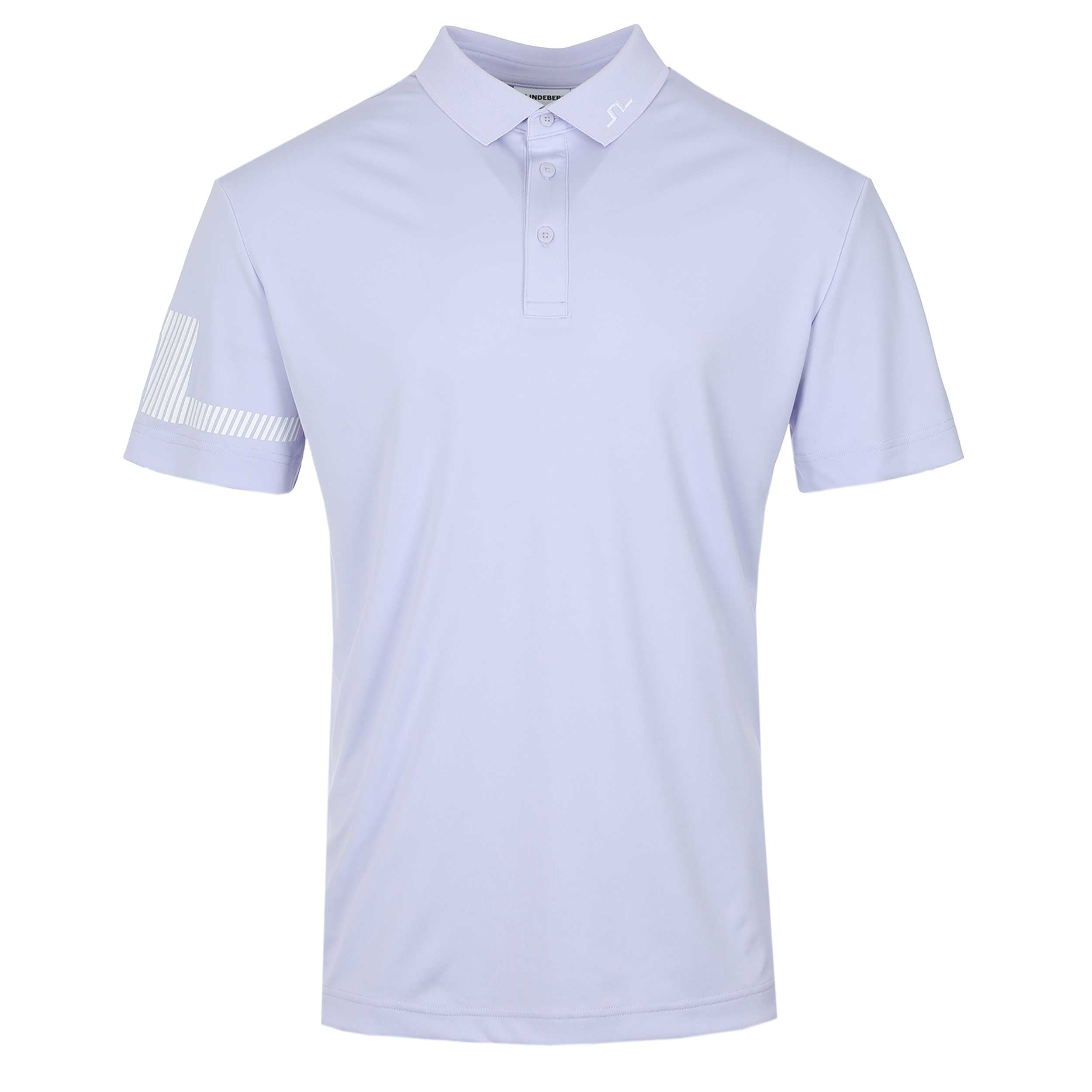 J.Lindeberg Heath Polo Shirt in Purple Heather