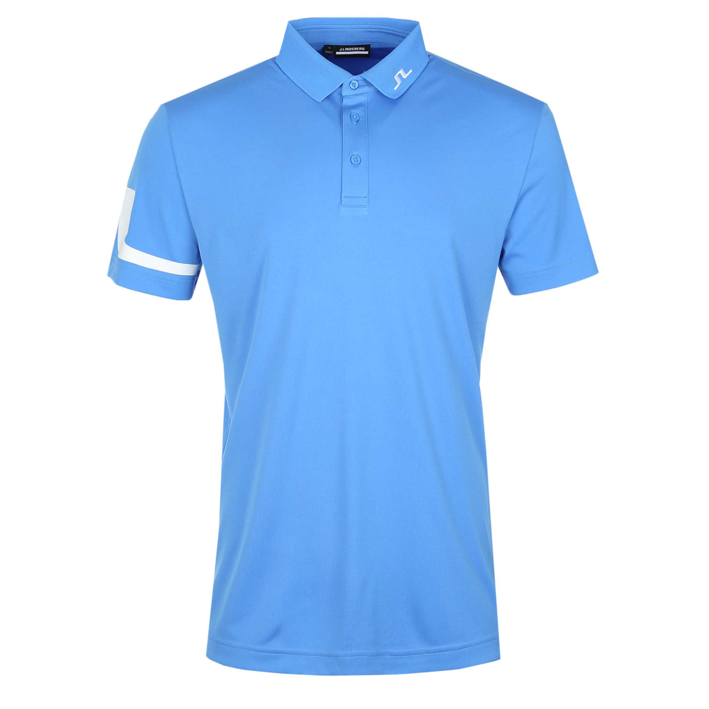 J.Lindeberg Heath Polo Shirt in Sonic Blue