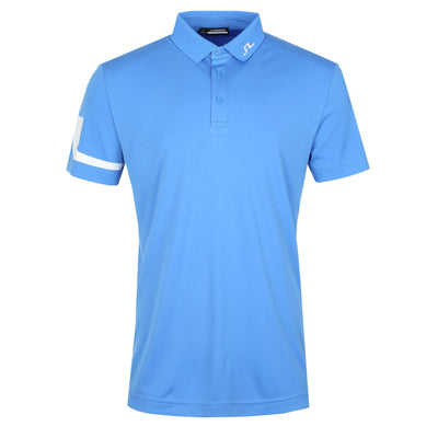 J.Lindeberg Heath Polo Shirt in Sonic Blue