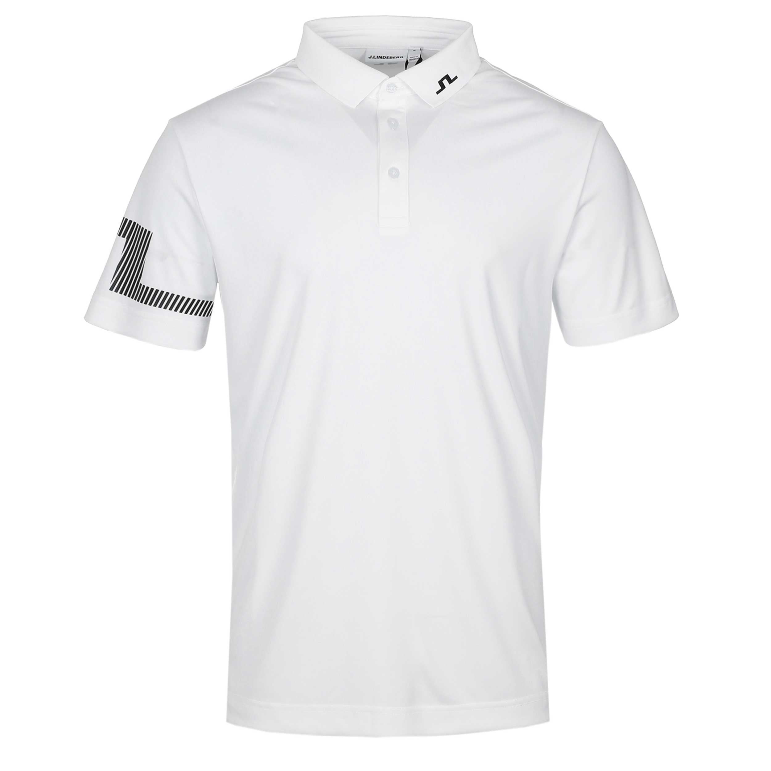J.Lindeberg Heath Polo Shirt in White