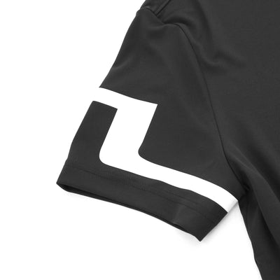 J.Lindeberg Heath Regular Fit Polo Shirt in Black Logo