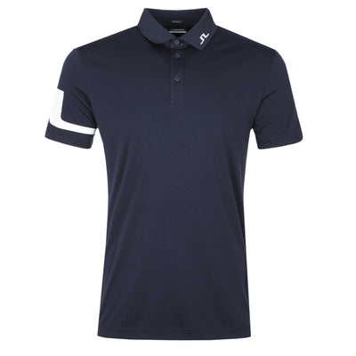 J.Lindeberg Heath Regular Fit Polo Shirt in Navy